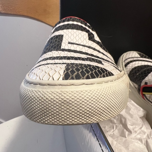 Emilio Pucci Leather Slip On Sneakers - Picture 5 of 9